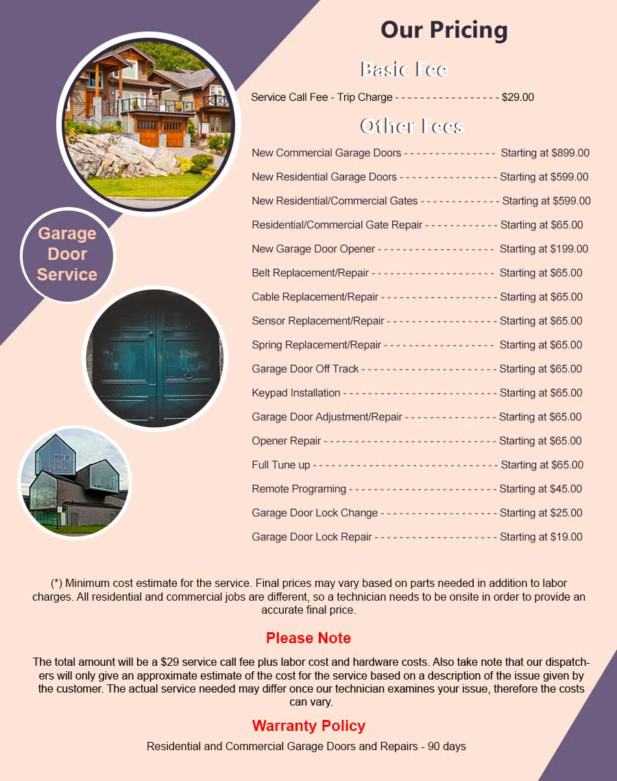 Community Garage Door Service Northville, MI 248-432-0046